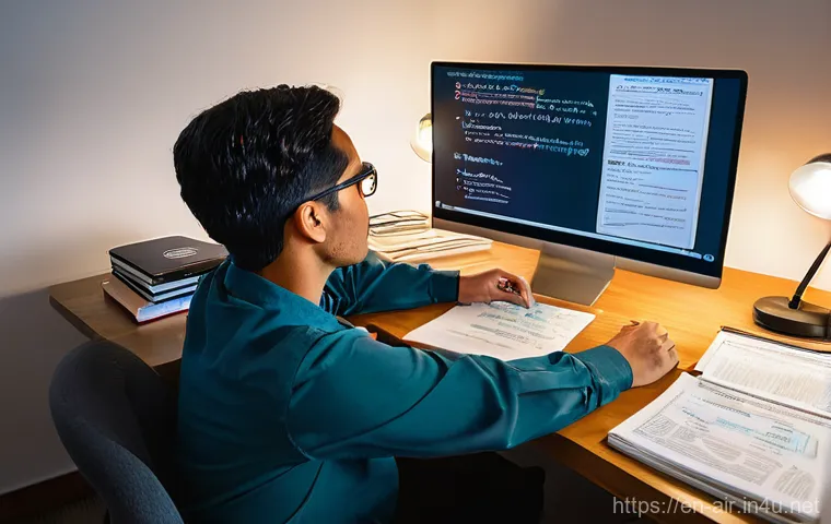 대기환경기사 합격률 분석 - Image Prompt 1: Focused Study for Environmental Certification**