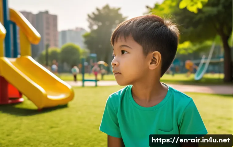 대기오염물질 종류 및 특성 정리 - **Prompt:** A young child, around 8 years old, with diverse ethnicity, wearing a light, comfortable ...